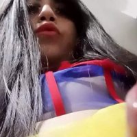 Guy caught crossdressing in girlfriends costume feat. MelanieR