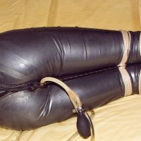 Selfbondage latex enema session ses6206586