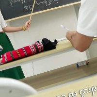 Teacher punish to her student while Fuck