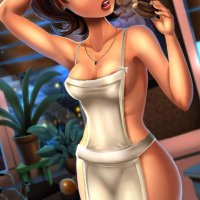 Aunt Cass Nude Apron by TheRealShadman