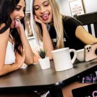 Dirty Streamers Get Caught While Doing Sex Challenges In A Public Coffee Shop With Khloe Kapri