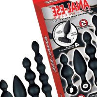 : Coleccin Anal-ese Vibrador Recargable Anal Fantasy Kit Negro : Salud y Hogar