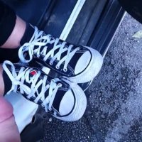 Fuck me in the Carpark Cum on my Sneakers