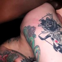 Tattooed German Slut Hailey Creampied By HUGE BBC