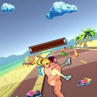 Roller babe HENTAI Game PornPlay Ep.1 PUBLIC CREAMPIE and 69 at the beach