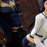 Thanos having hot sex with Tifa Lockhart