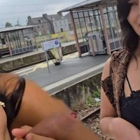 They Fuck me at the Train Station!!