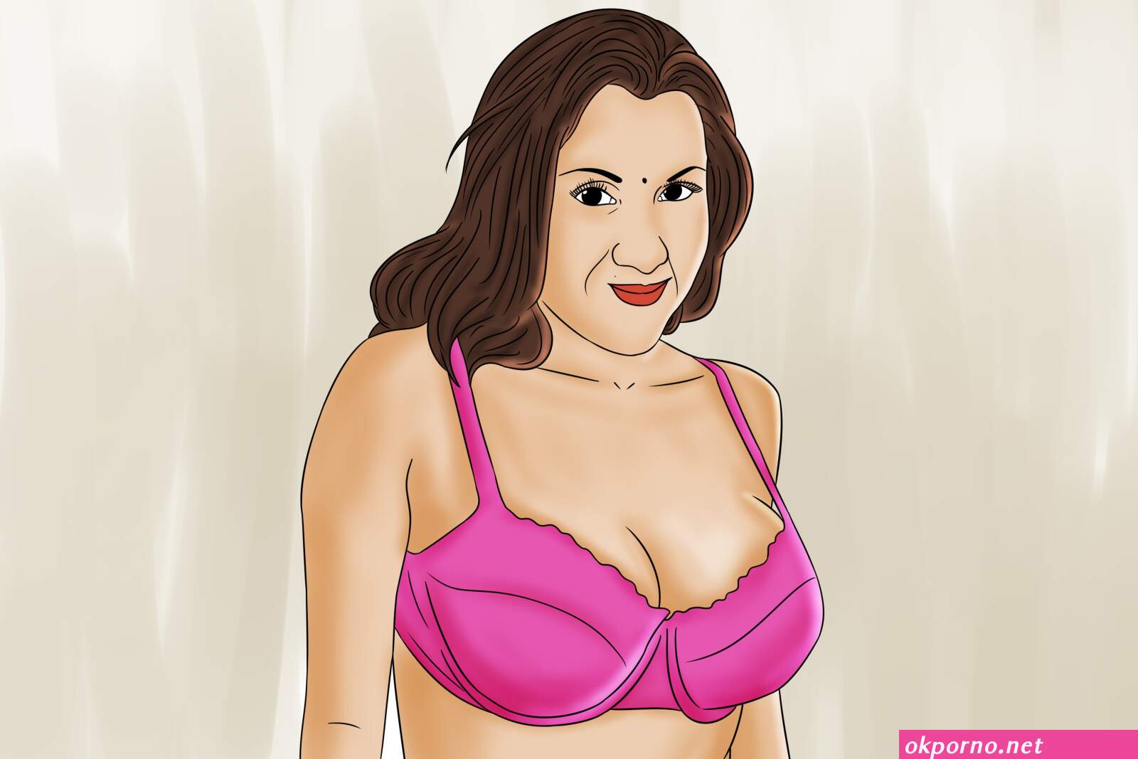 Aunty.cleavage.bra.