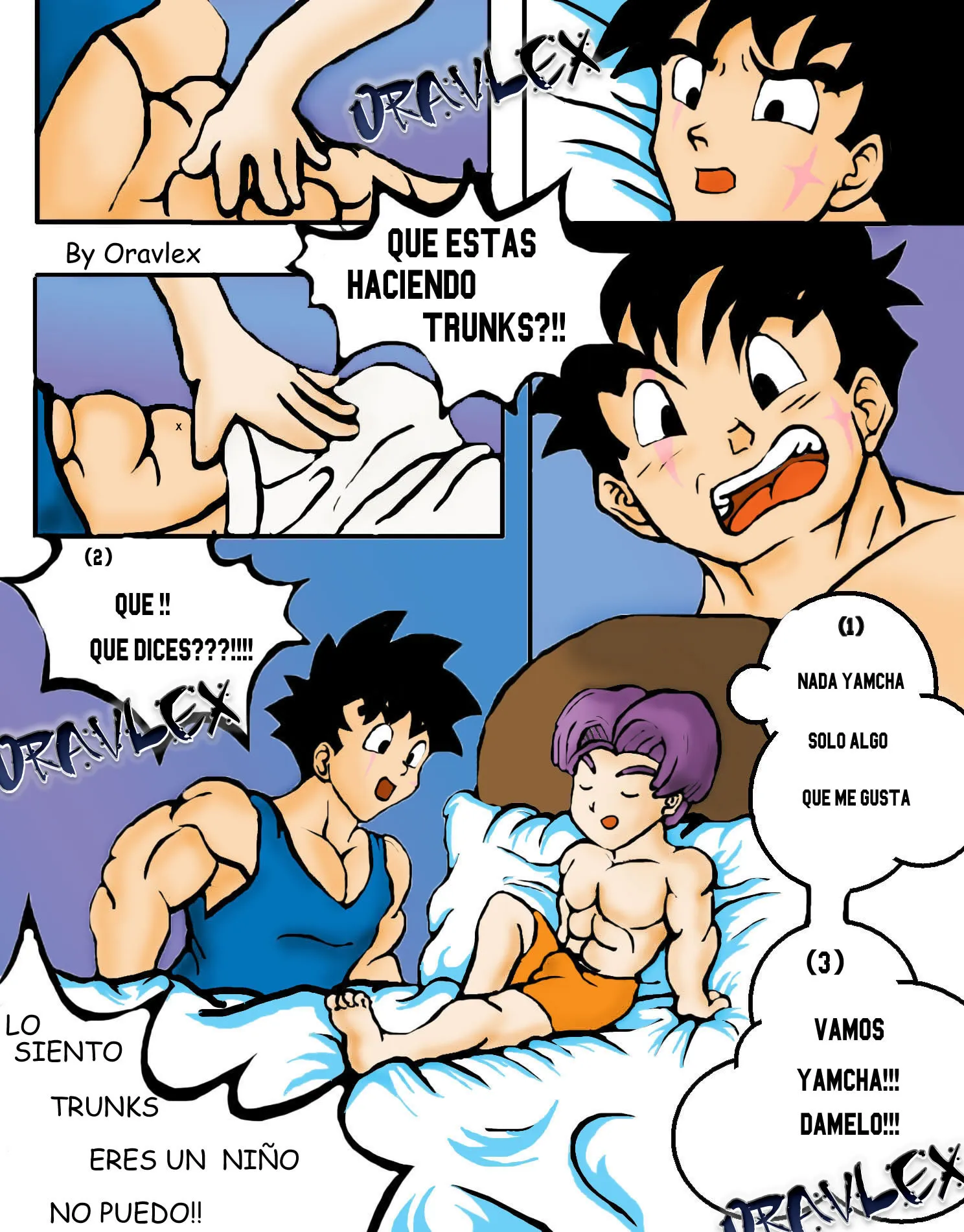 Gohan x goten comic naked