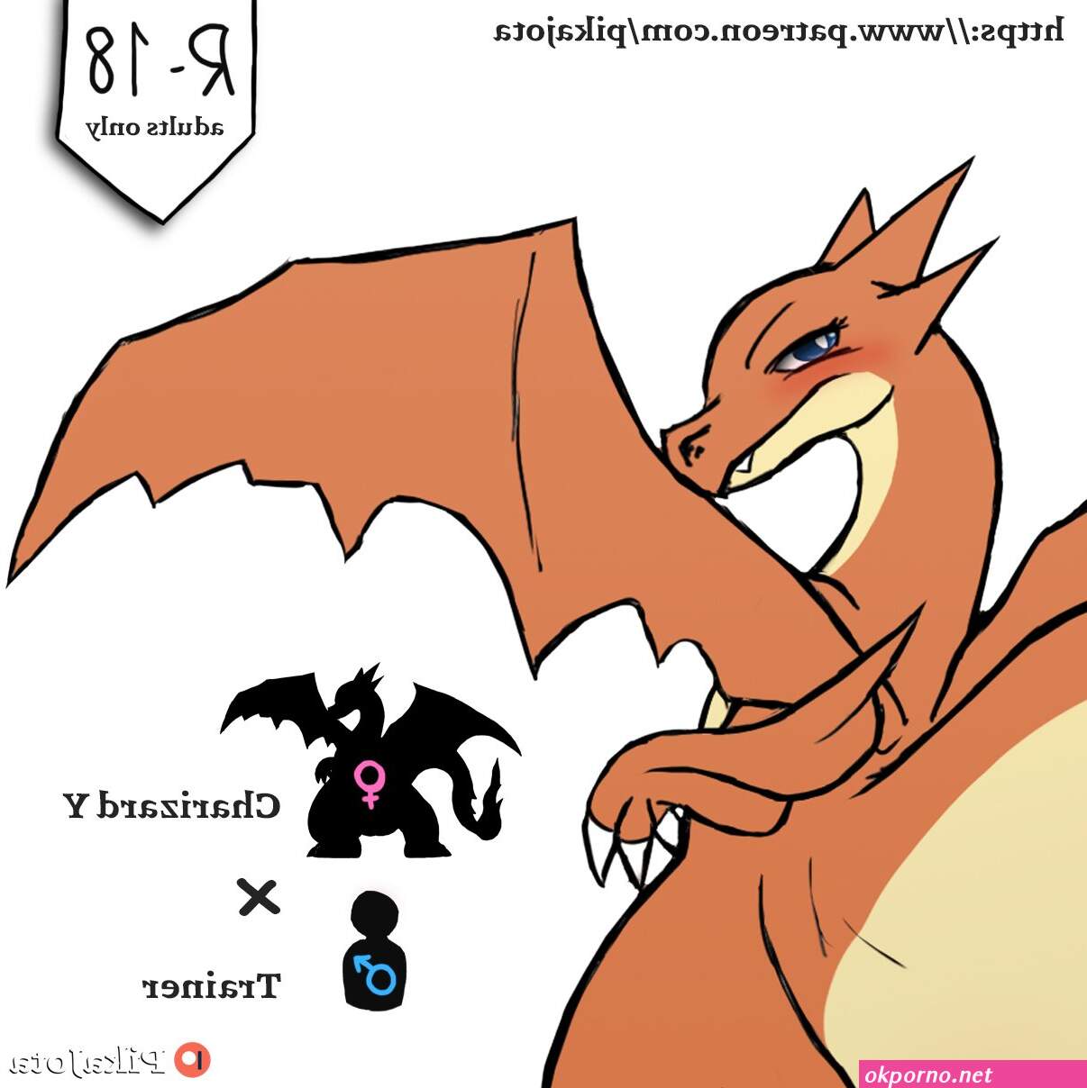 Charizard Y x Trainer comic porn