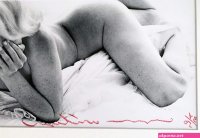 Marilyn Monroe Nude on Bed by Bert Stern The Last Sitting