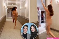 Naked Alison Brie shocks Dave Franco with streaking stunt