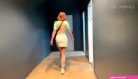 Amateur pornstar love brutal anal fisting domination in public toilet