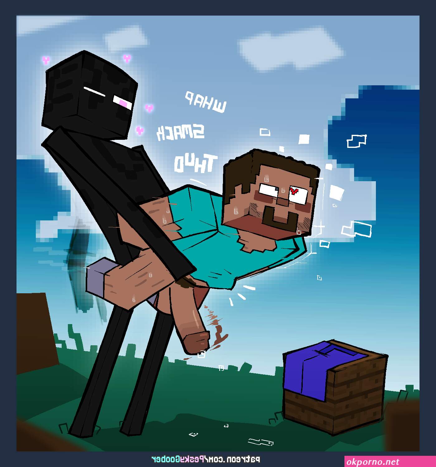 R34 Enderman Pistoning by Goatene from Patreon