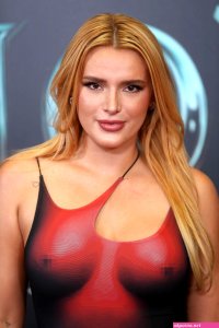 Bella Thorne flaunts curves in raunchy skintight dress that shows off entire NAKED body at Morbius movie premiere