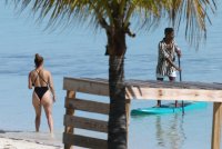 Sexy MILF Jennifer Lopez Shows Her Giant Butt in a Revealing Swimsuit