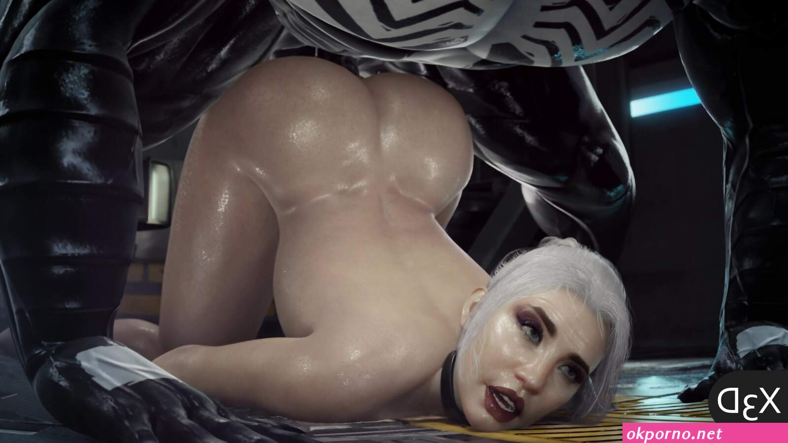 Spider man black cat nude