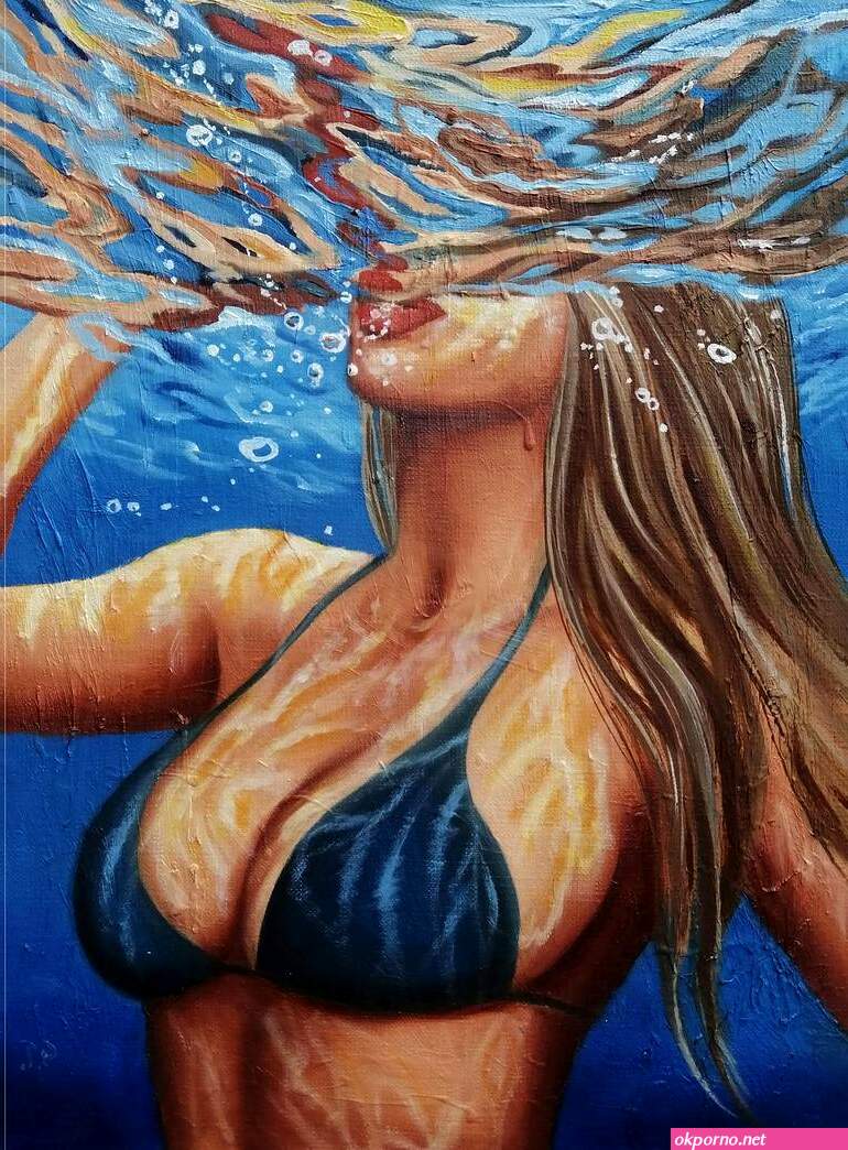 Swimming in a bikini