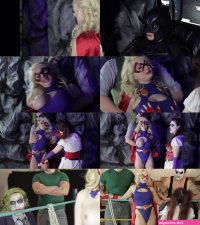 Busty Superheroine In Danger