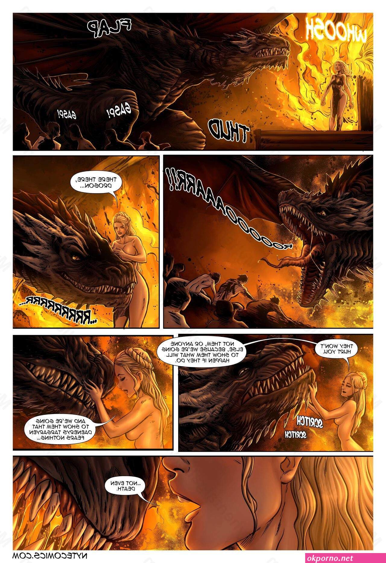 Daenerys Meets Zilla Porn Comic