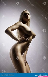 Blonde naked body girl stock photo. Image of boobs breasts