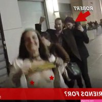 Robert Pattinson -- Friend Flashes Boobie Decoy... Photogs Forced to Choose