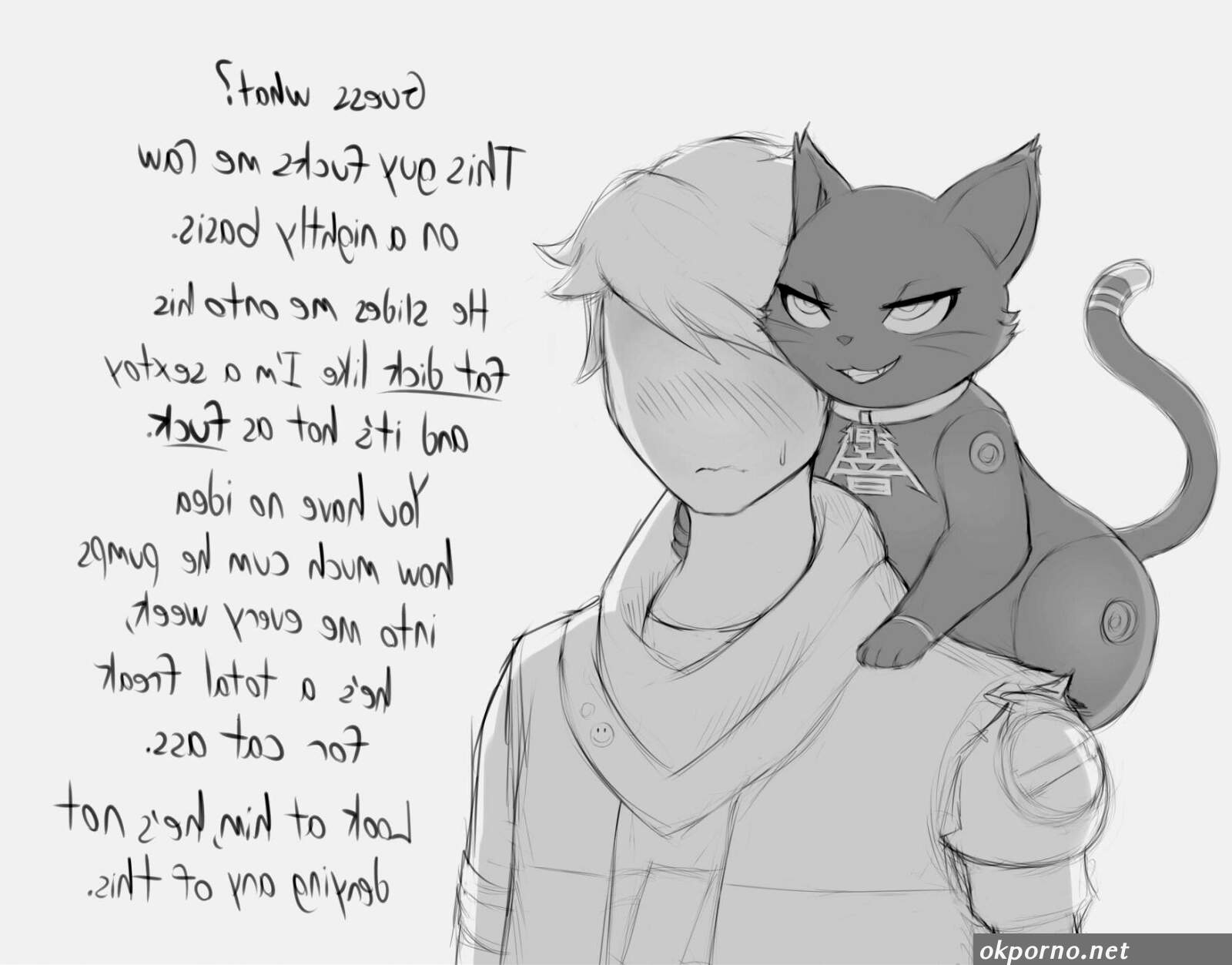 Guy fucks cat