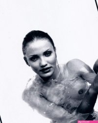 Two original photographs of Cameron Diaz shot in 1999 for Loaded magazine by Cameron Diaz subject John Rutter photographer: 1999