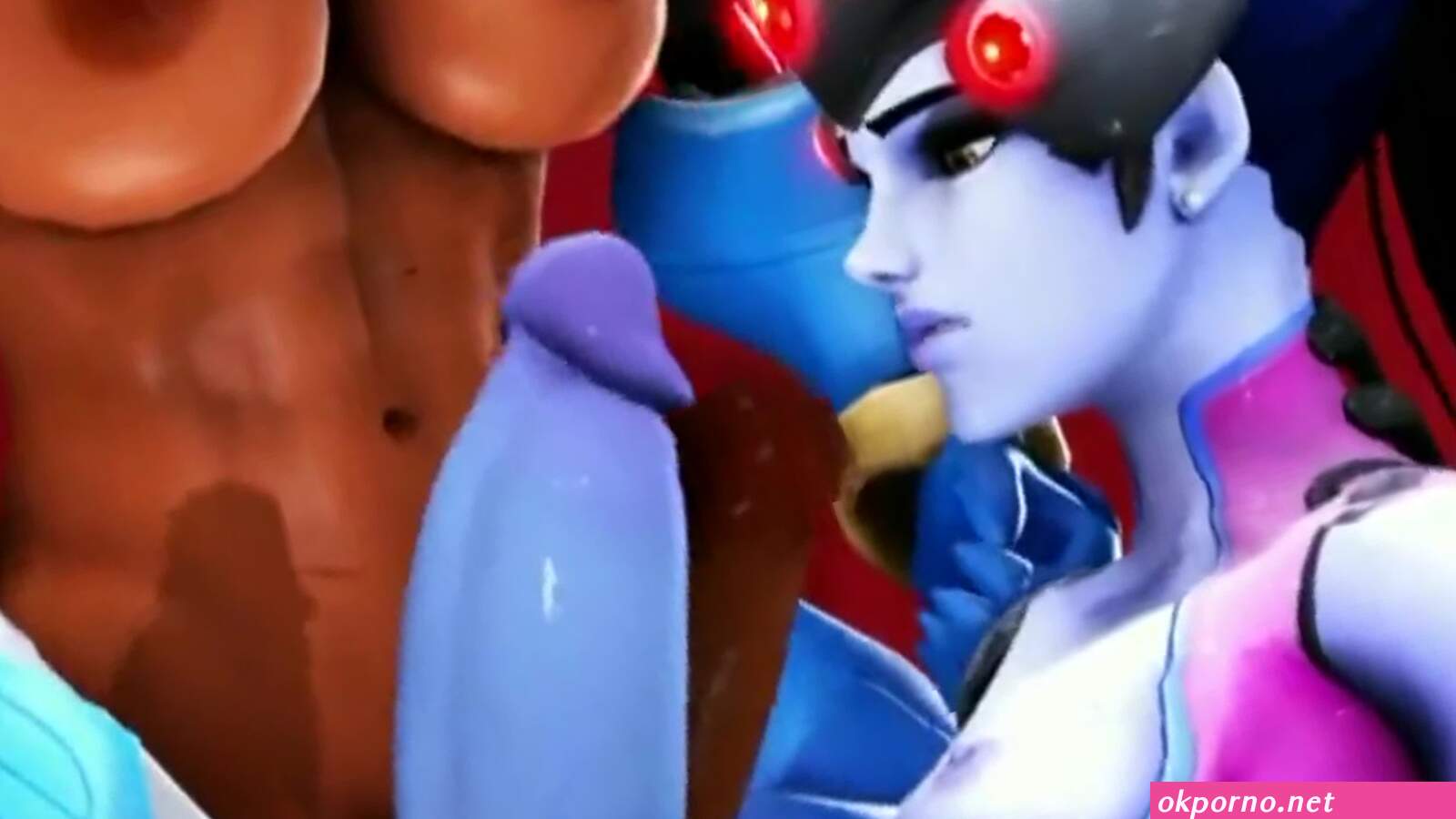 Futa on Male x Overwatch x Blowjob Compilation