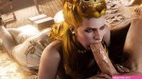 3D The Witcher Futanari