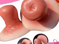 LINRA Huge Silicone Nipple Prosthetic Adhesive Attachable Fake Nipples Reusable Washable for Crossdressers Drag Queena Pair2 Colors