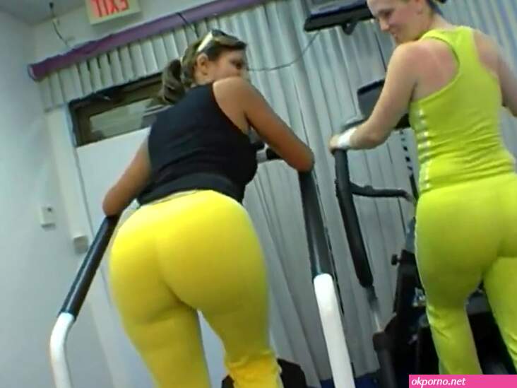 Three big ass moms sweating and getting naked in the gym