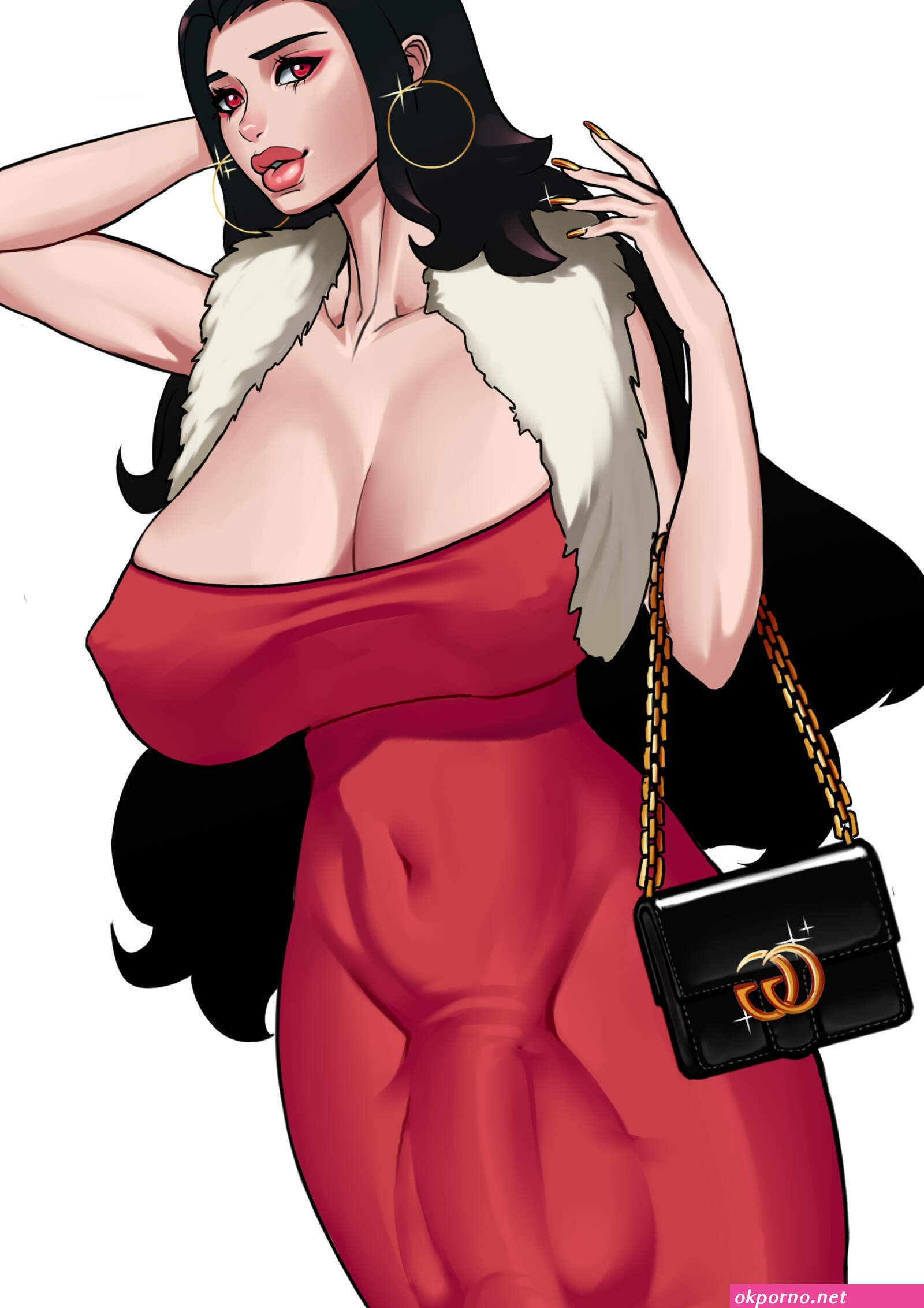 Big sugar mama with tit dress