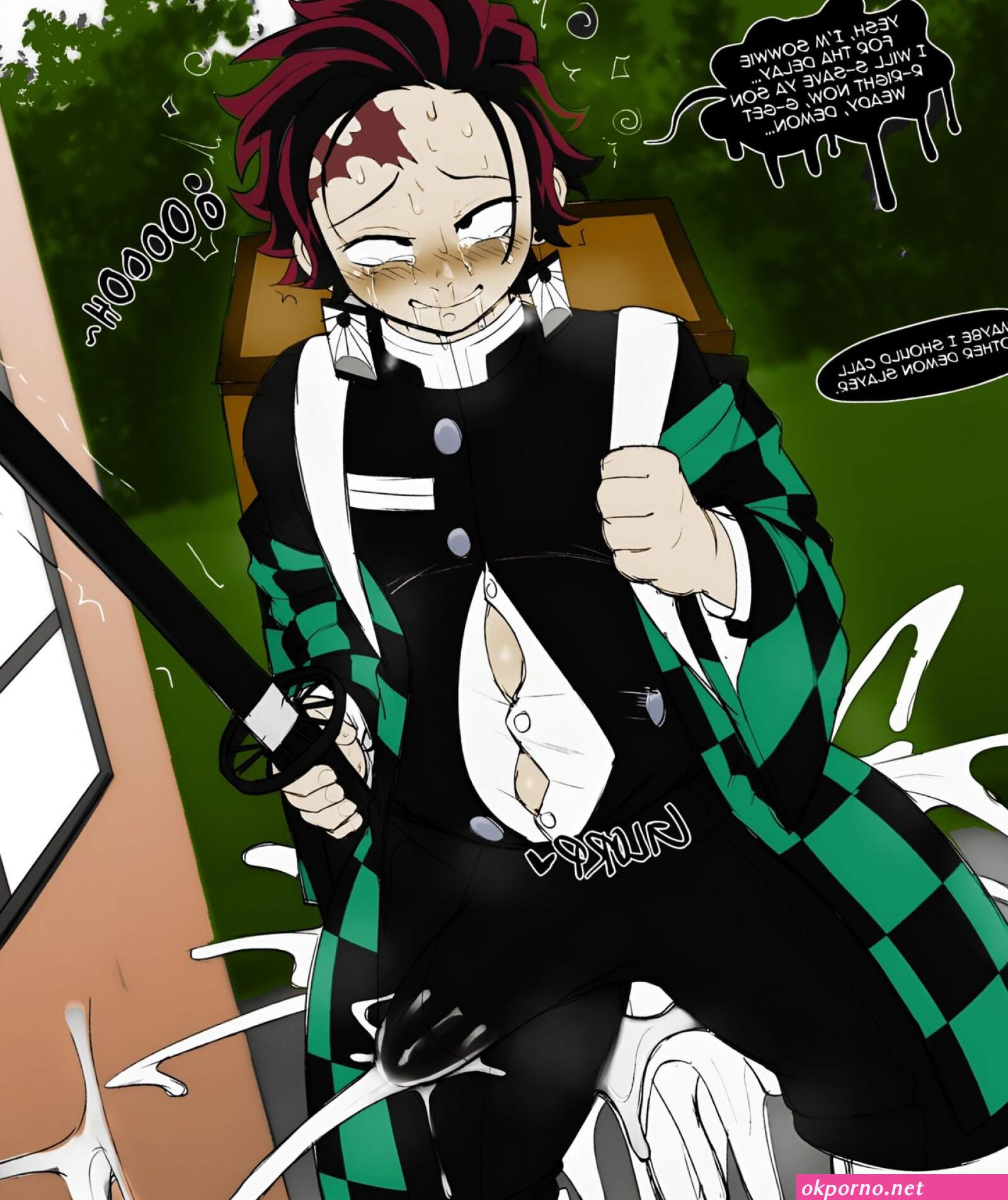 Tanjiro X Nezuko comic porn