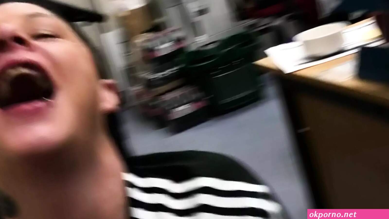 At work blowjob