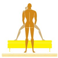 Karma Sutra sex positions: Sofa spread-eagle sex position