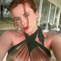 Bella Thorne See Through Dress Tits Photos