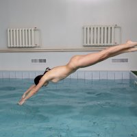 Taking a splash as a nudist