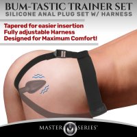 Bum-Tastic 28X Silicone Anal Plug with Comfort Harness and Remote Control: Sex Toy Distributing