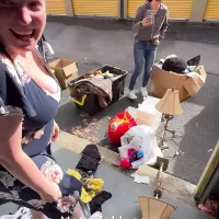 Storage Unit Auction Ends in Public FFM Quickie: American Porn by Onlyfans