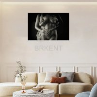 : BRKENT Pster de lesbianas ertica abrazando a almas gemelas amantes pster de foto vintage pster de foto desnuda pster de lienzo para pared pster para dormitorio sala de estar decoracin de