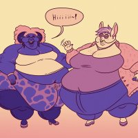 Your big fat lesbian aunties by purveyor-of-blubber -- Fur Affinity dot net