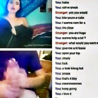 Teen Girl On Omegle Displays Her Tits And Butt To Pleased Man With Large Penis