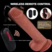 MD Large Ejaculating Vibrating Realistic Dildo Remote Control Squirt