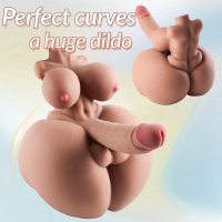 : Clarerupt Shemale Sex Doll FUTA Sex Toy with Realistic Dildo and Pussy Ass Trans Sex Doll Torso Male Masturbator with Boobs Fantasy Male Sex Doll for Women Sex : Health