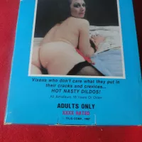Vintage Adult XXX VHS Porn Tape Movie Vibrating Vixen X7