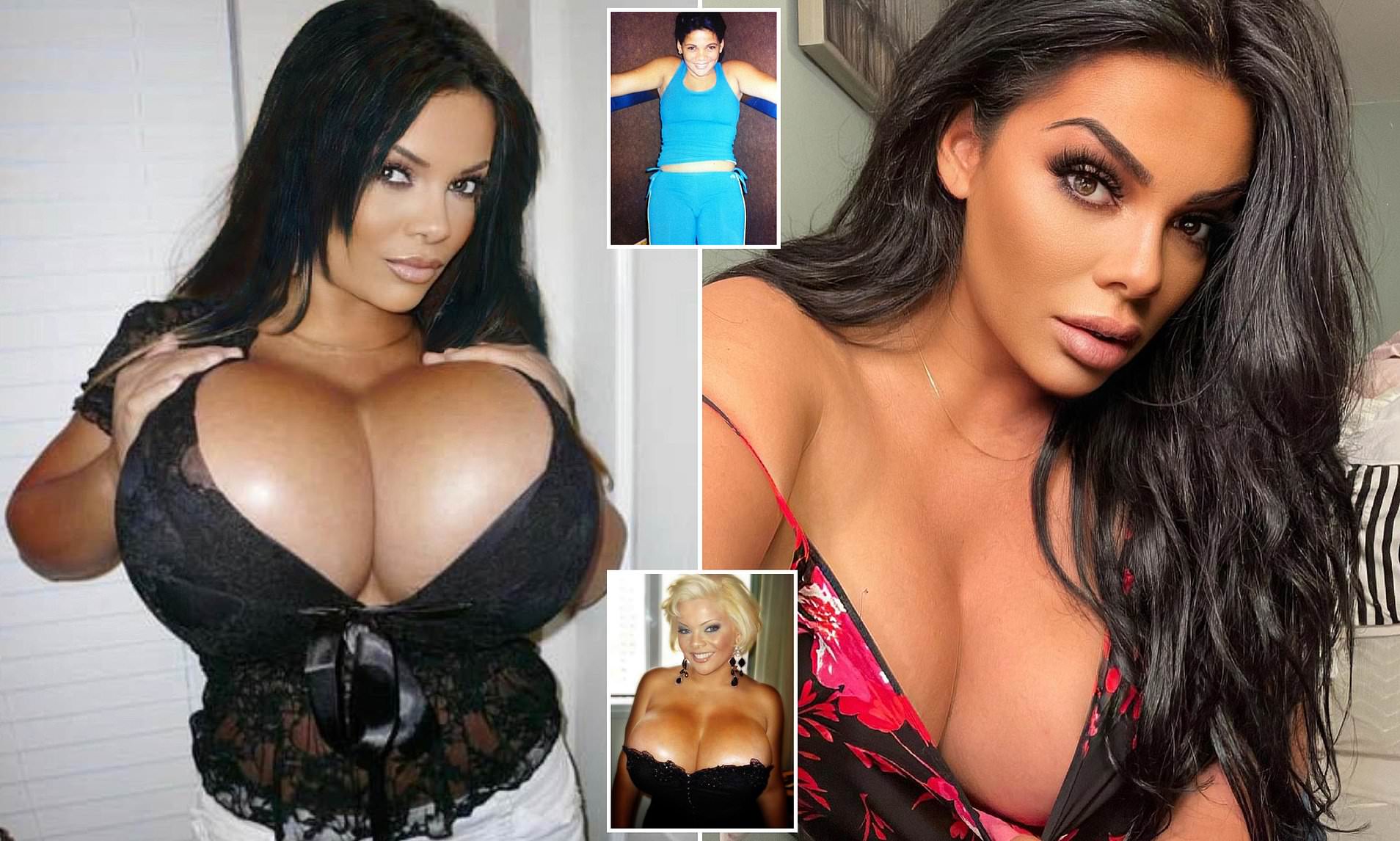 Giant fake boobs