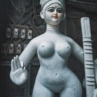 Sculpture of Hindu Goddess Free Stock Photo