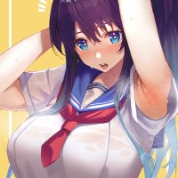 Wallpaper : anime girls original characters solo artwork digital art fan art big boobs 3472x5507