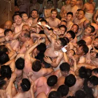 Women take part in 1250-year-old naked festival for first time